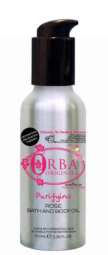 Passionate Pink Purifying Rose Bath and Body Oil